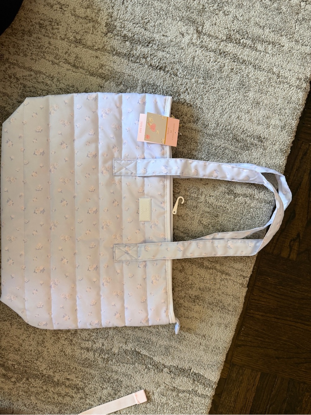 NWT LoveShackFancy x Target - 
Yoobi Everblooming Rosettes Ditsy Quilted Tote